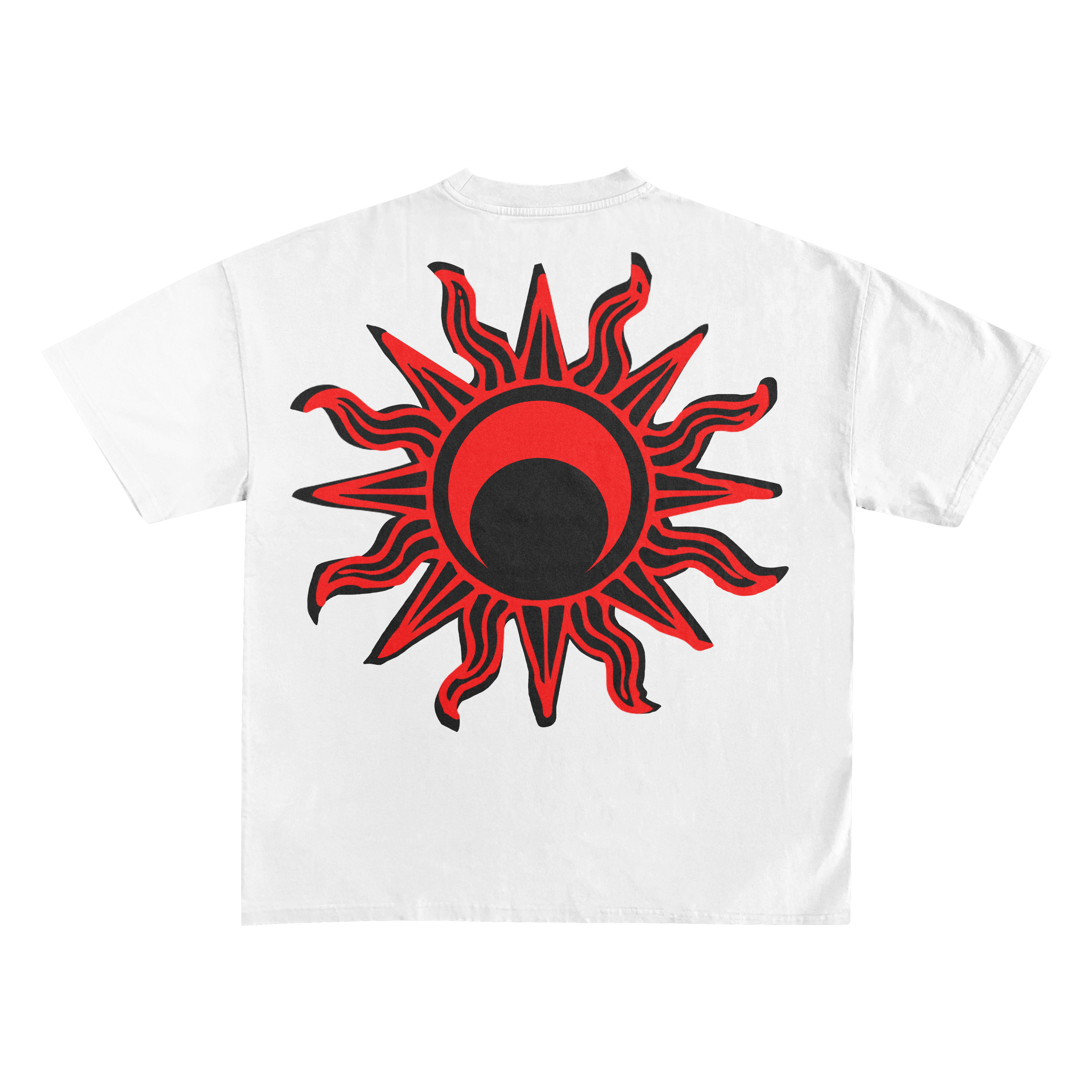 VISIONARY WHITE RED PUFF PRINT TEE
